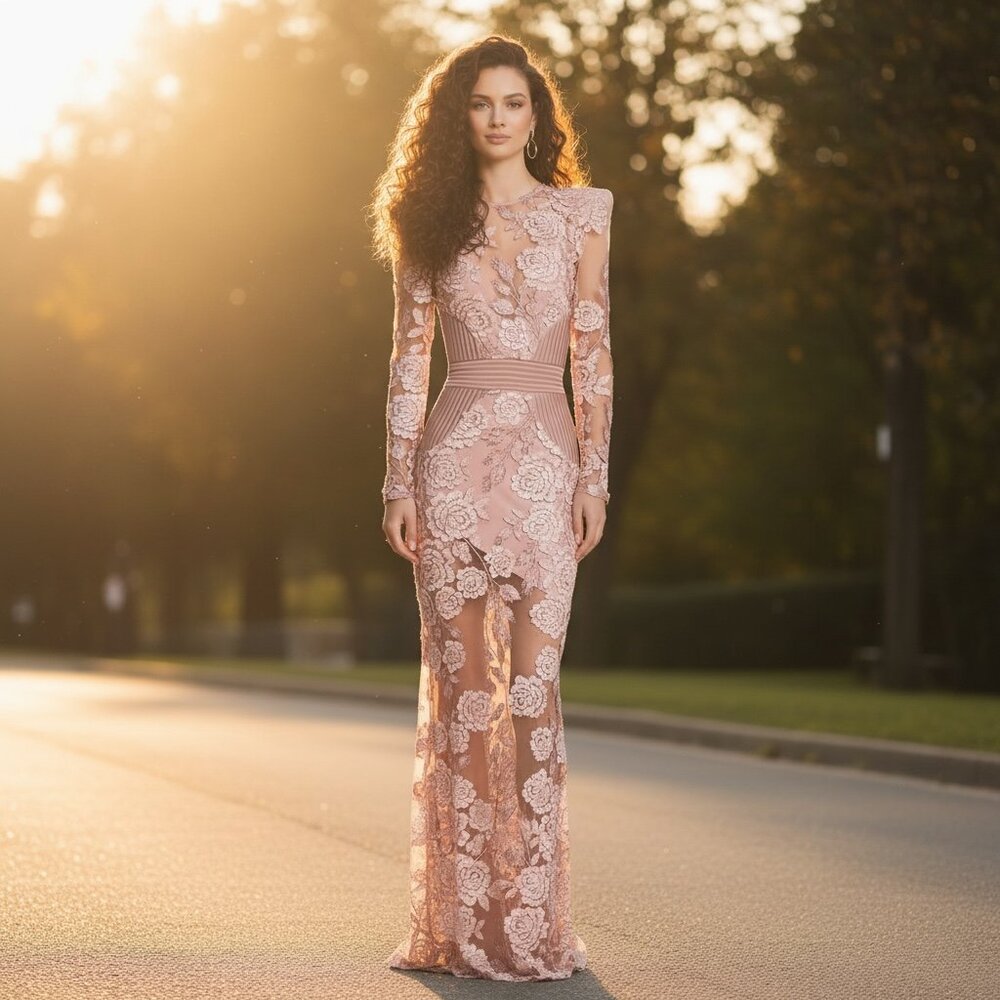 Zhivago The Beginning Floral Lace Gown – Simply Stunning! (Size 4)